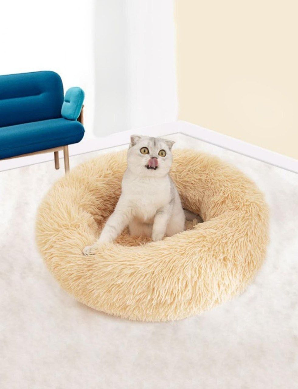 Cama afelpada para gatos