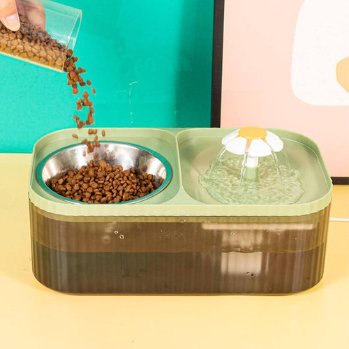 Fuente De Agua Y Comida para gatos