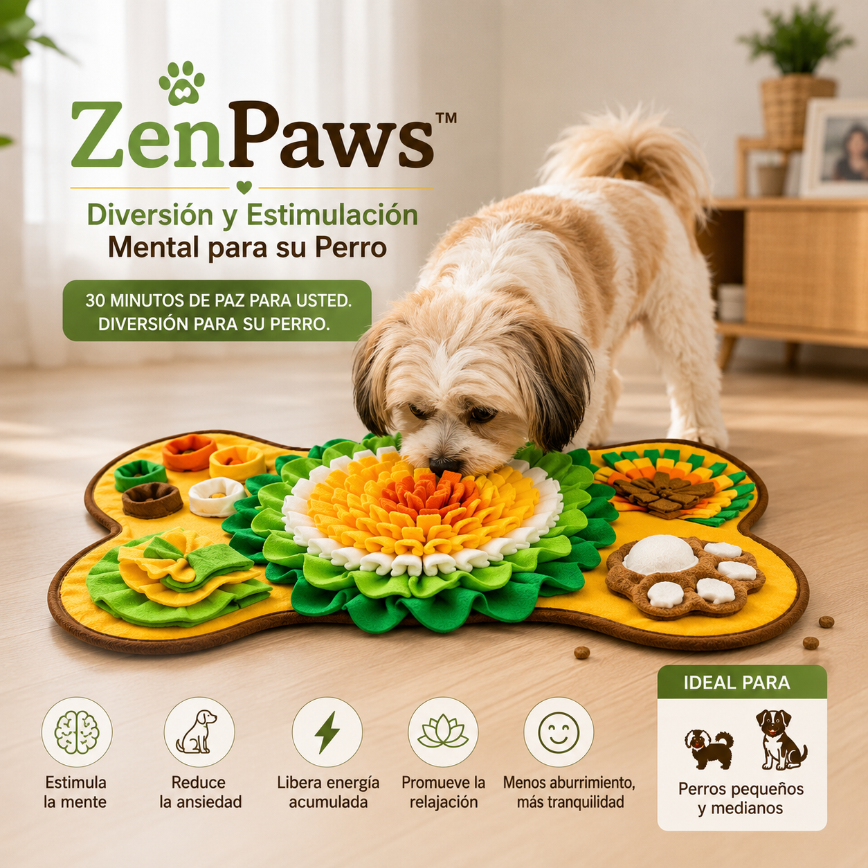 ZenPaws™ Diversión y Estimulación Mental para su Perro