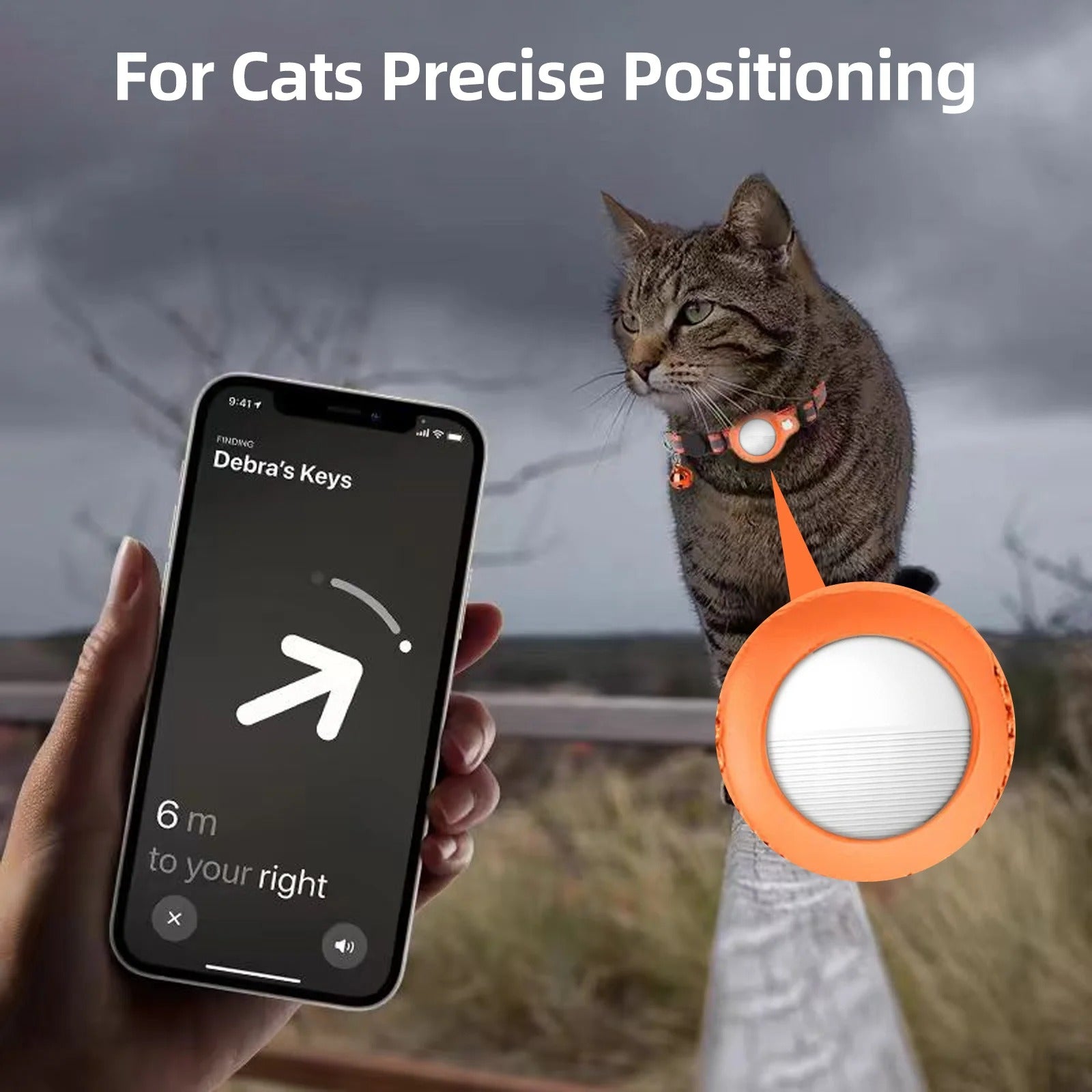 Mini GPS para mascotas (Compatible solo con iOS)